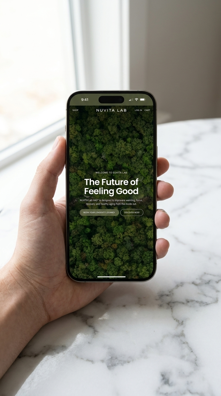 NuVita Lab on mobile